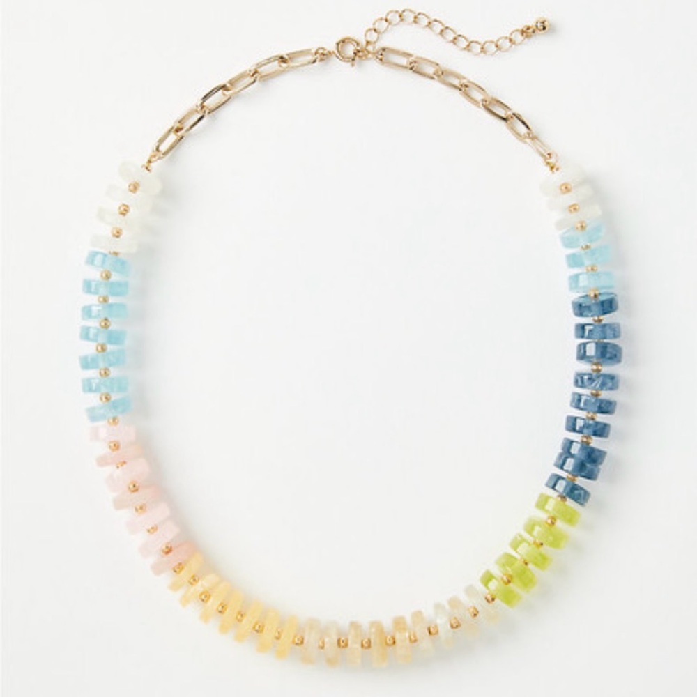 Loft Multicolor Beaded Necklace - image 1